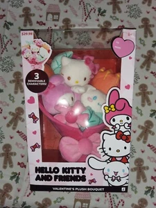 Hello Kitty And Friends Plush Flower Bouquet Valentine’s Day NEW - Picture 1 of 3