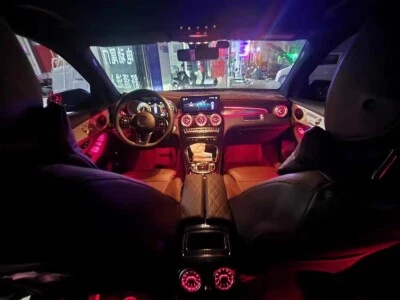 7件装汽车环境轻型空调空气插座适用于梅赛德斯-奔驰C级W205 — 第 1/4 张图片