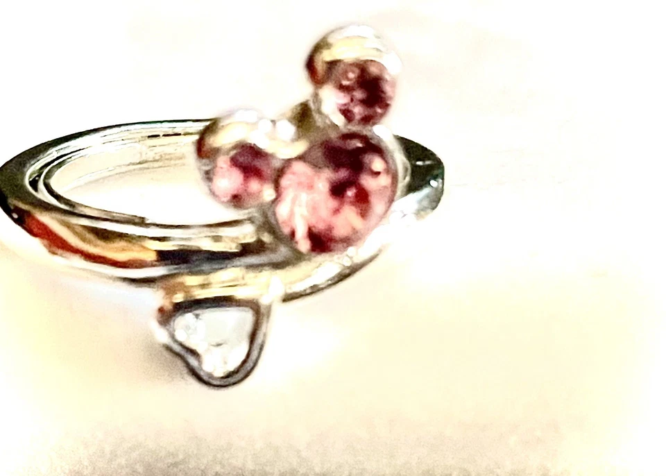 Avon Mickey Mouse Birthstone Ring -march Aquamarine