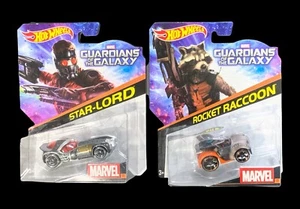 Hot Wheels Lot Rocket Raccoon & Star-Lord 2014 HW Marvel Guardians Of The Galaxy - Picture 1 of 4