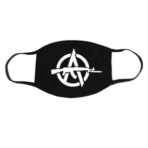 Anarchy Face Mask - Human Rights Liberation Anti Government Libertarian Cotton - Picture 1 of 3