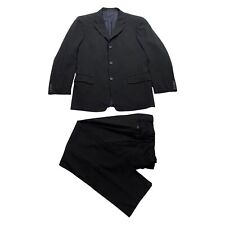 Valentino 3 Button Suit Blazer Jacket & Trousers | Vintage Luxury Designer Black