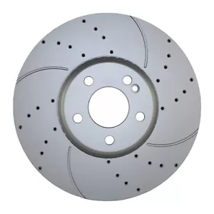 Bison Performance Front Drilled Coated 342mm Brake Disc for MB W205 C205 A205 - Picture 1 of 5