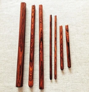 Madera artesanal redonda de palo de rosa natural - Imagen 1 de 3