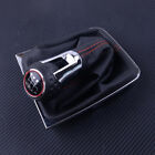 Fit For VW Golf MK7 GTI 2013-18,6 Speed Gear Shift Knob with Boot Cover Red Line