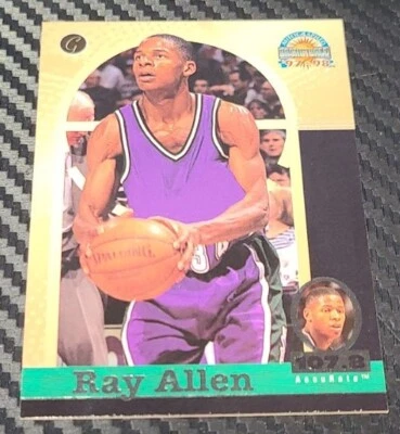 1997 Score Board Ray Allen Rookie RC 107.8 Accurate #30 Bucks - Image 1 of 2