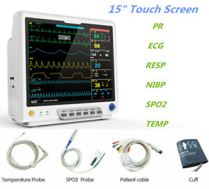 CMS9200Plus 15" Color Touch Screen ICU CCU Patient Monitor 6 Parameter Machine