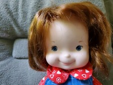 Vintage 1973 Fisher Price Audrey Lapsitter doll #203 Cloth Vinyl Cute