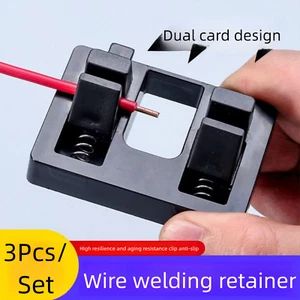 3Pcs Electric Wire Welding Fixture Soldering Wire Holder Welding Table Clamp - Picture 1 of 10