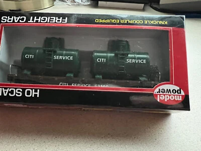 Model Power 98160 HO Cities Service 40' Flat w/Twin Removable Tanks NIB - Image 1 of 4