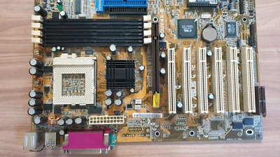 Asus CUV4X-E Socket 370 Tested & Working + CPU PIII 866+ 512mb sdram - BUNDLE !! - Image 1 of 4