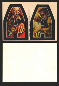 1973-74 Monster Initialen Vintage Aufkleber Sammelkarten Sie wählen Singles #1-#132 - Bild 1 von 73