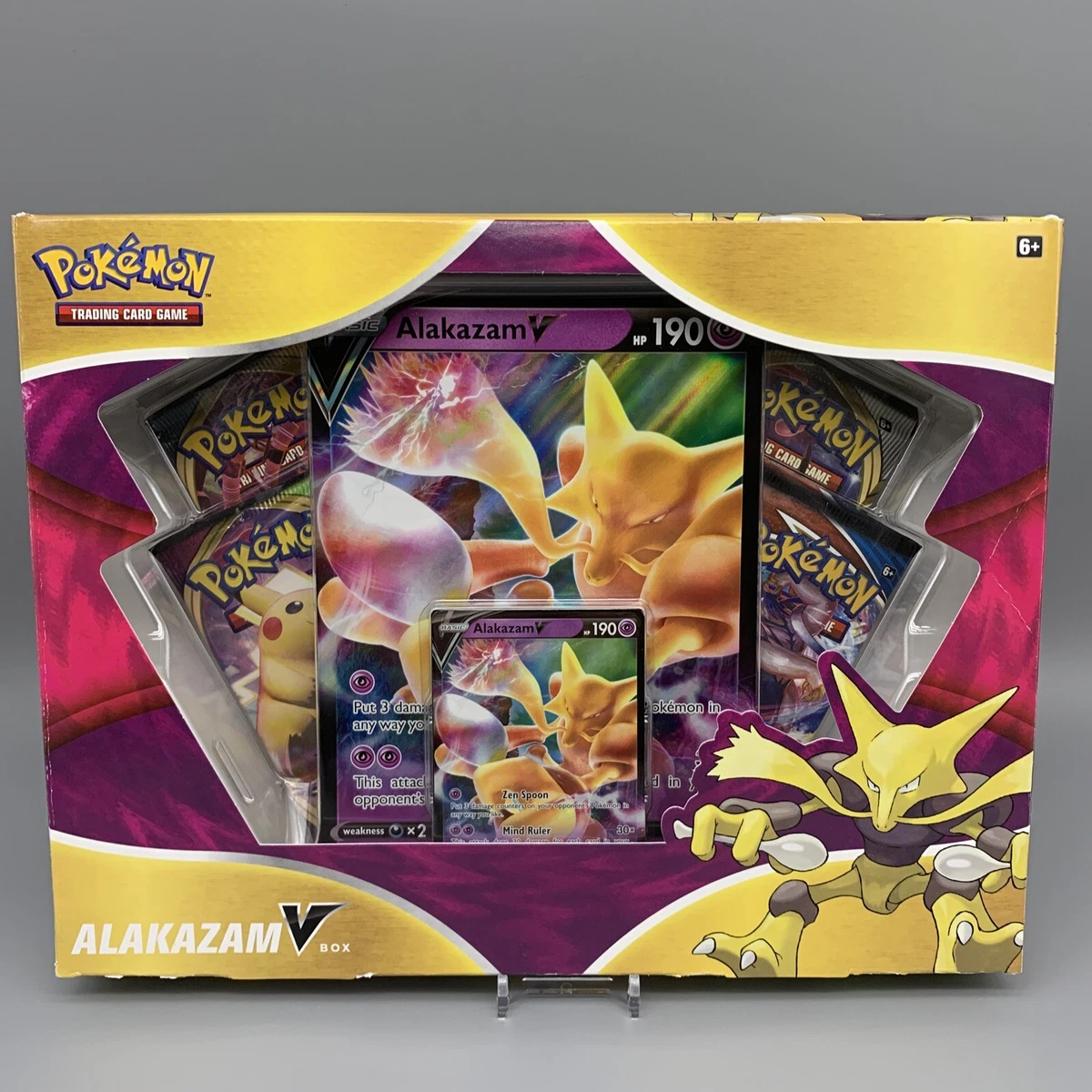 Pokemon Tcg Alakazam V Box Brand New Factory Sealed Free Shipping Dinner8pm Com