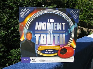 The Moment Of Truth Adult Lie Detector Game~New & Factory Sealed - Picture 1 of 6