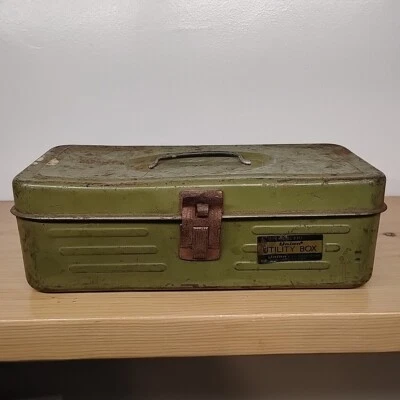 Vintage Union Steel Chest Corp USA Model 2311 Union Utility Tool Tackle Box - Image 1 of 4