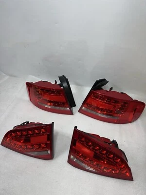 09-2012 Audi A4 SEDAN Conductor Pasajero Juego de luces traseras LED genuinas OEM probado 🌟 Foto 1 de 4