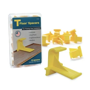 Tfloor Laminate Flooring Spacers : for Installing Laminate Wood, Vinyl Plank. - Picture 1 of 11