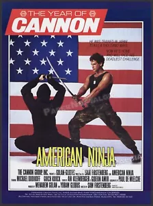 AMERICAN NINJA - Original 1985 Trade AD / poster_ Michael Dudikoff _ Steve James - Picture 1 of 1