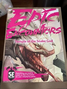 Steamforged Epic Encounters: Temple of the Snake God complete figure, punch, map - Picture 1 of 7