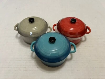 Brand New Set Of 3 Crock Pot Casserole 9.6oz Round Pot (3 COLORS) - Image 1 of 2