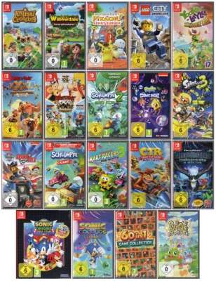 Nintendo Switch Spiele Auswahl*z. B. Sonic*Lego*Asterix*Schlümpfe*Spongebob*NEU - Bild 1 von 2