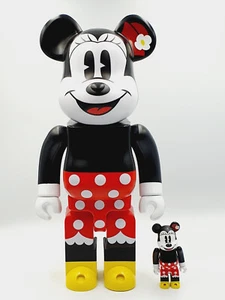 Medicom Bearbrick - Minnie Mouse 400% &100% Figur Deko Spielzeug - Bild 1 von 11