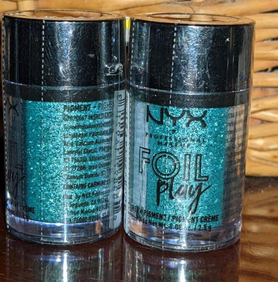 2 NYX Foil Play Cream Pigment Eyeshadow Fpcp06 Digital Glitch