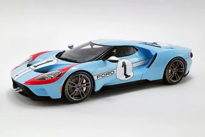Ford GT #1 2020 edición Heritage escala 1/18 resina GT Spirit US027 Foto 1 de 4