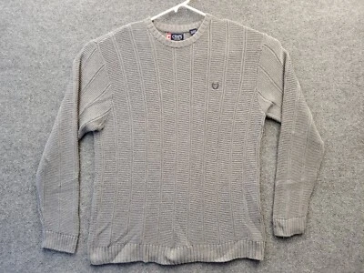 Vintage Ralph Lauren Chaps Sweater Adult 2XL Gray Long Sleeve Pullover 90s Y2K - Image 1 of 4