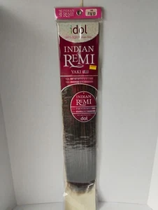 Idol Indian Remi Yaki Human Hair Extension - 18" . 3 Shades - Picture 1 of 8