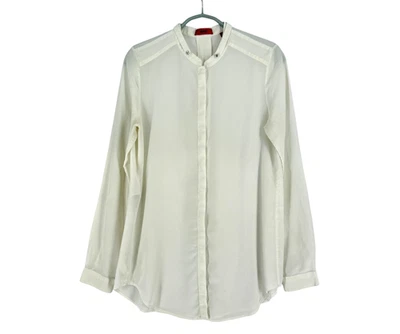 Camisa De Manga Larga Casual De Seda 100% Para Mujer Hugo Boss Talla 32 - 2XS - Imagen 1 de 4
