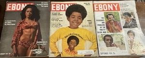Lot 3 Vintage Ebony Magazine Large Cover January 1973 February September 1974 - Picture 1 of 15