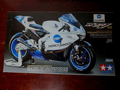 Tamiya Konica Minolta RCV211V '06 Japón Importación Motocicleta Modelo Kit Plástico Raro Foto 1 de 3