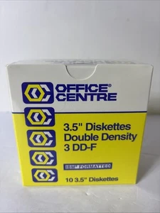 Office Center Diskettes 3.5" 1.44MB Formatted 10 Pack Floppy Disk DD - Afbeelding 1 van 6