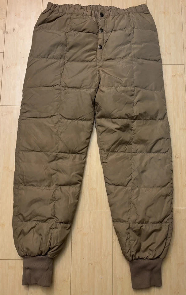 Pantalones de Caza Aislados Plumón de Ganso Cabelas Años 80 De Colección Acolchados Botón Mosca Medianos Foto 1 de 4