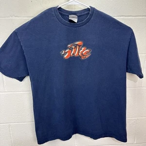Camisa Nike De Colección Para Hombres XL Azul Graffiti Emblema Futurista Logo RARA Y2K - Imagen 1 de 20