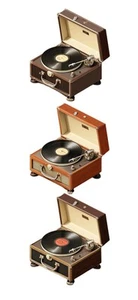Vintage Record Player V11 Vinyl Car Decal Sticker – Waterproof & UV-Resistant - Picture 1 of 1