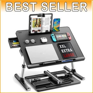 Portable Adjustable Laptop Desk - Multifunctional for Bed, Couch, and Office - Picture 1 of 9