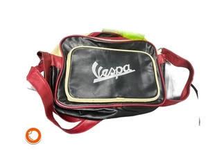 Bolso de deporte Vespa original años 70 vintage bandolera bolso de mano cuero sintético It - Imagen 1 de 3