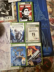 xbox 360 games  just cause perfect dark oblivion assassins creed golden compass - Picture 1 of 2
