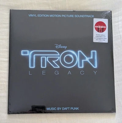 Tron Legacy - Music Daft Punk Vinyl Soundtrack Exclusive Blue/Clear Record 2LP - Image 1 of 4