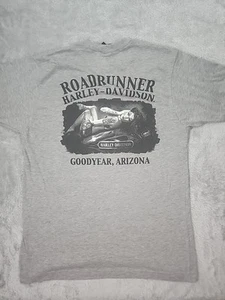 Camisa Harley Davidson Para Hombre Grande Pin-Up Niña Skeleton Rider Goodyear Arizona EE. UU. - Imagen 1 de 8