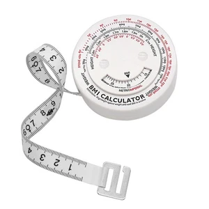 150cm BMI Tape Measure for Body Mass Index Retractable with Lock Feature - Picture 1 of 10