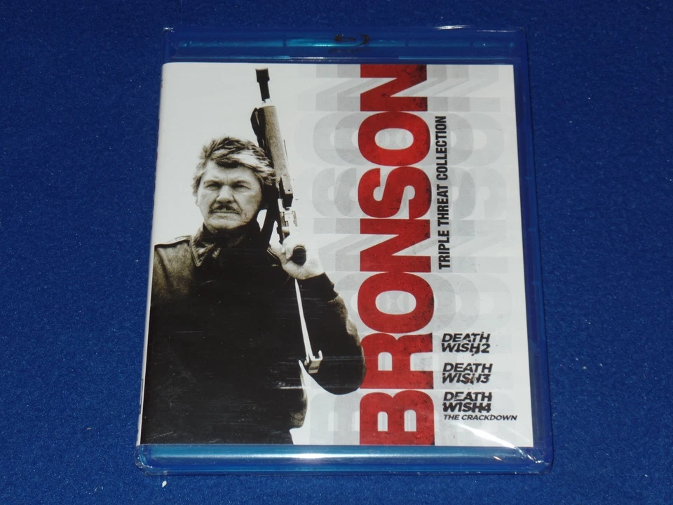 Bronson Triple Threat - Blu-Ray - 3-Film Collection - NEW & Sealed! Foto 1 de 3