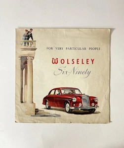 Wolseley Sixty-Nine Car Sales Brochure. 1958. Colour Illustrated Advertising - Picture 1 of 3