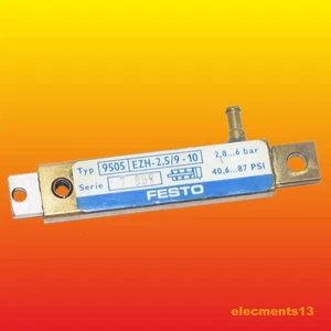 EZH-2.5/9/10 FESTO PNEUMATIC FLAT CYLINDER TYPE 9505 SERIE 7/86R - Picture 1 of 2