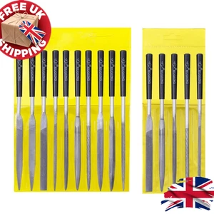 Mini Needle File Set 5/10Pcs Wood Metal Diamond File Tools UK - Picture 1 of 11