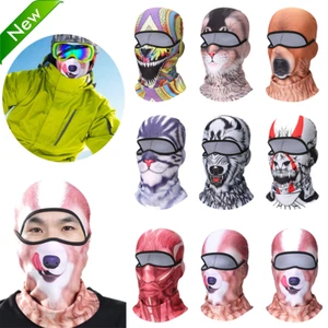 Cat Dog Balaclava Halloween Hat Cute Full Face Hood Mask Animal Ski Mask Party - Picture 1 of 48