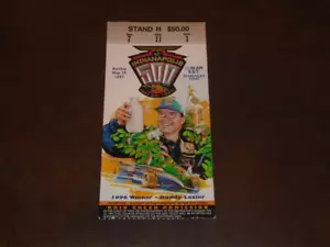 1997 INDY 500 TICKET STUB LUYENDYK WINNER LAZIER PICTURE NICE - Picture 1 of 2