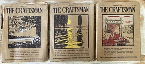 Antike Zeitschriften The Craftsman Stickley Kunsthandwerk Architektur 3 Hefte 1910 - Bild 1 von 24